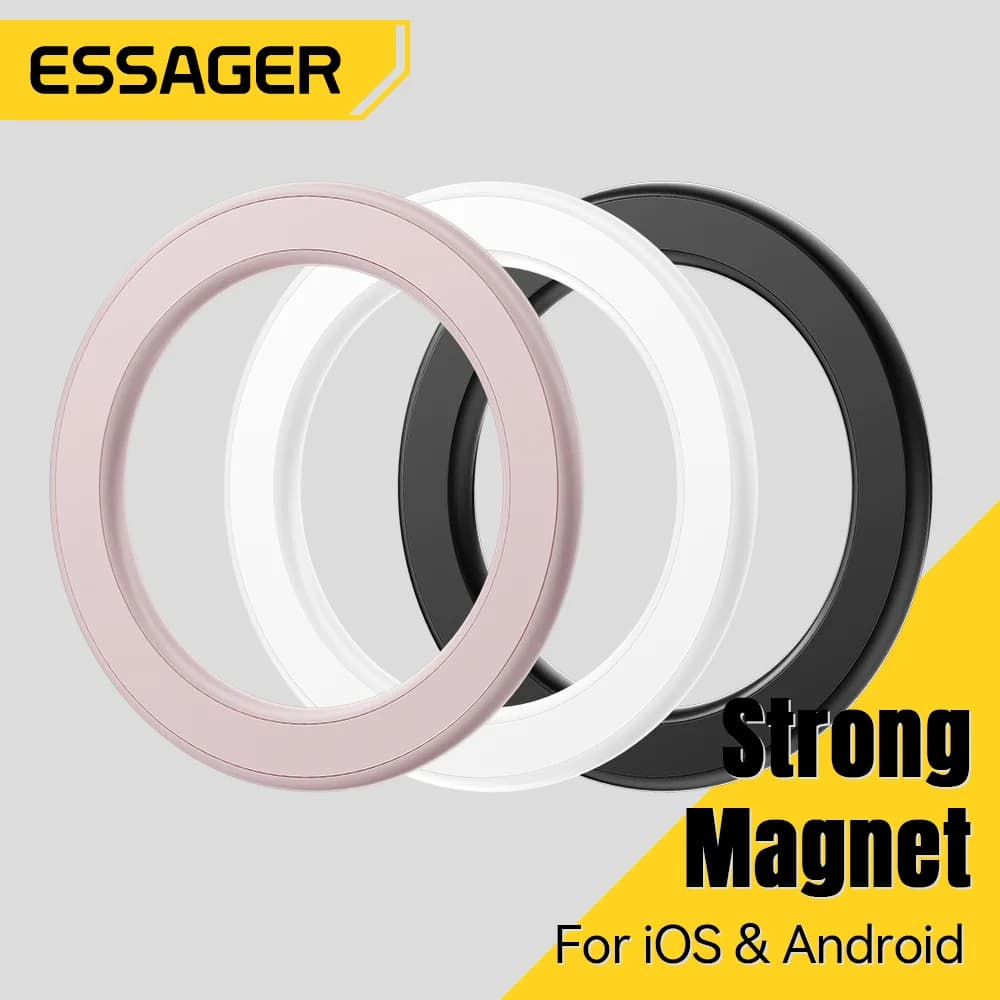 Inel magnetic metalic pentru încărcare MagSafe