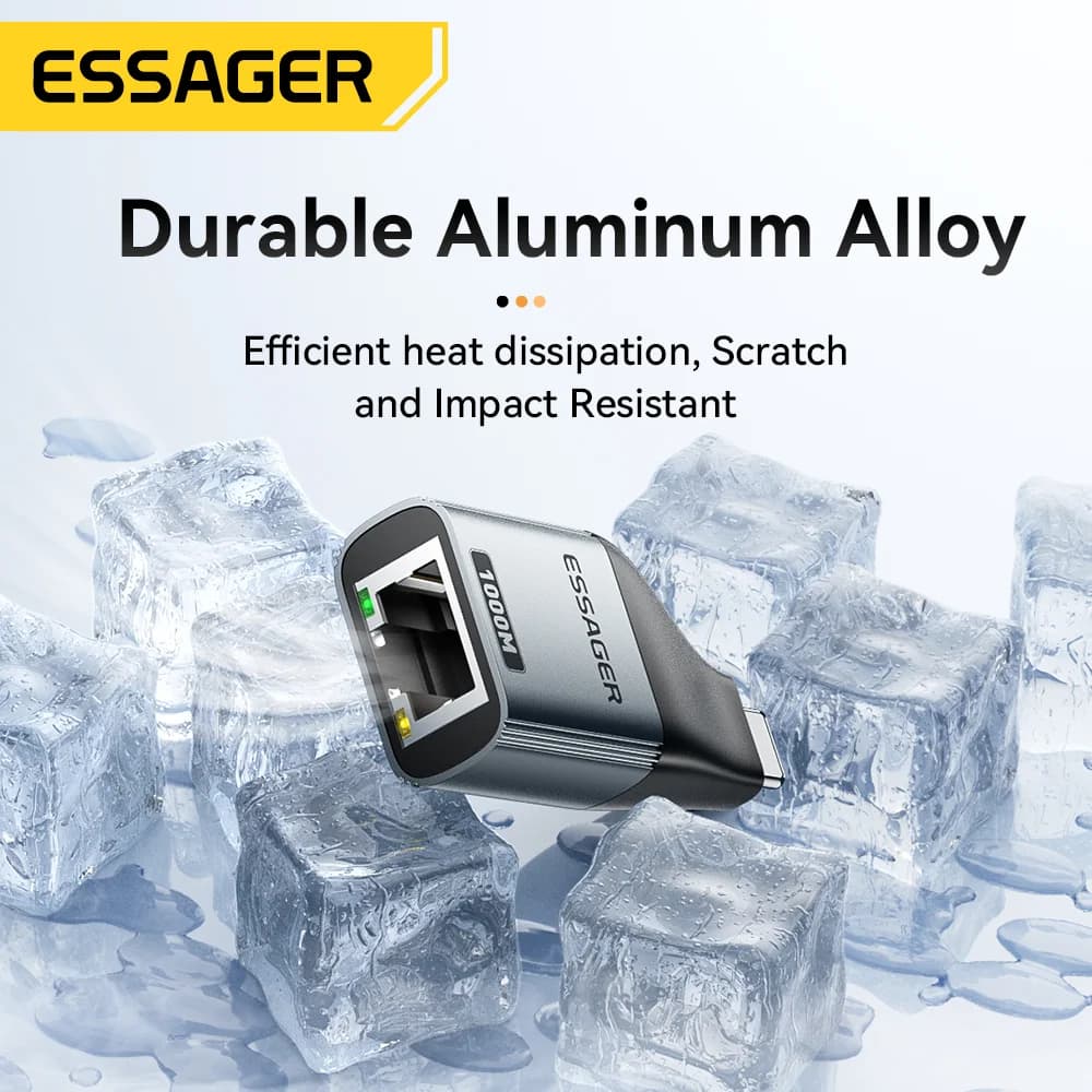 Adaptor RJ45 Gigabit Ethernet USB-C