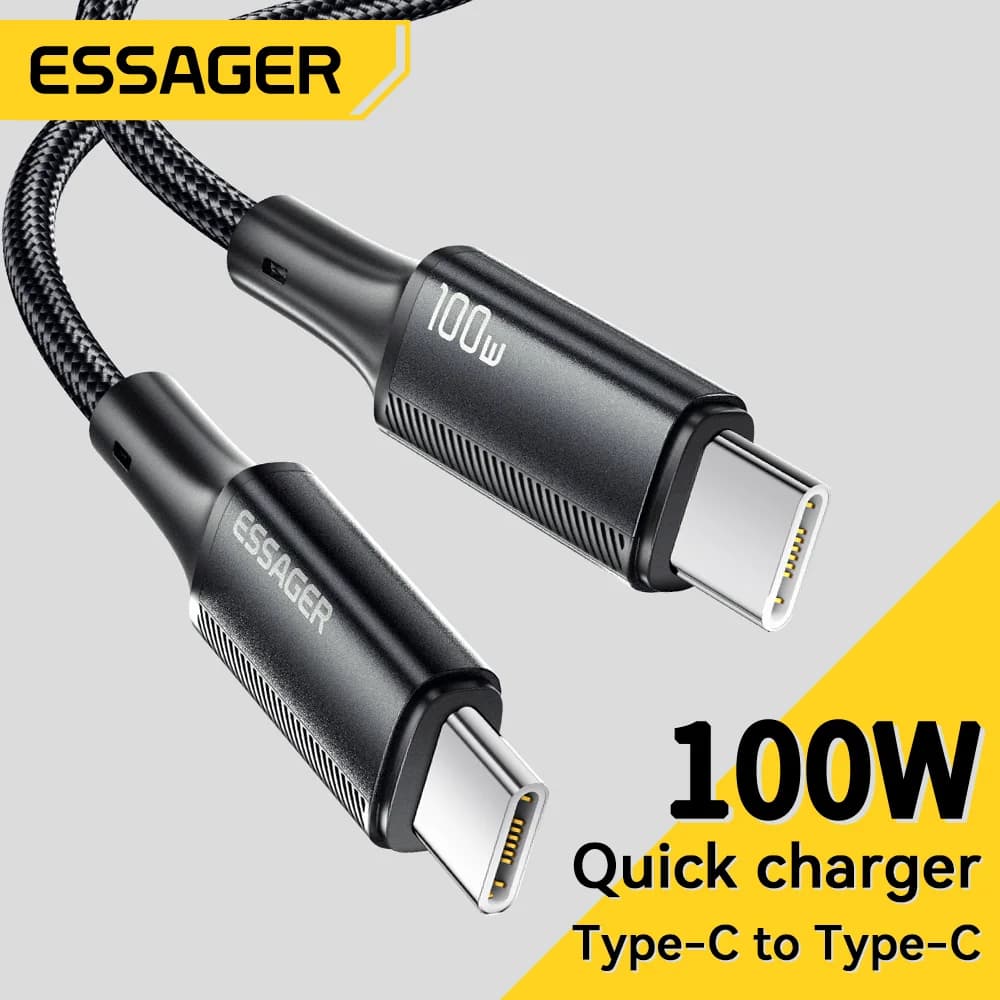Cablu USB-C la USB-C, Încărcare Rapidă PD 100W