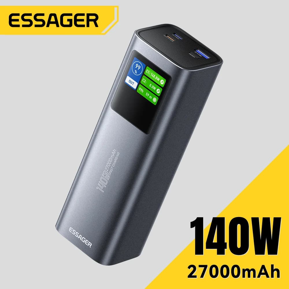 Baterie externă 27000mAh, Încărcare rapidă 140W PD 3.1