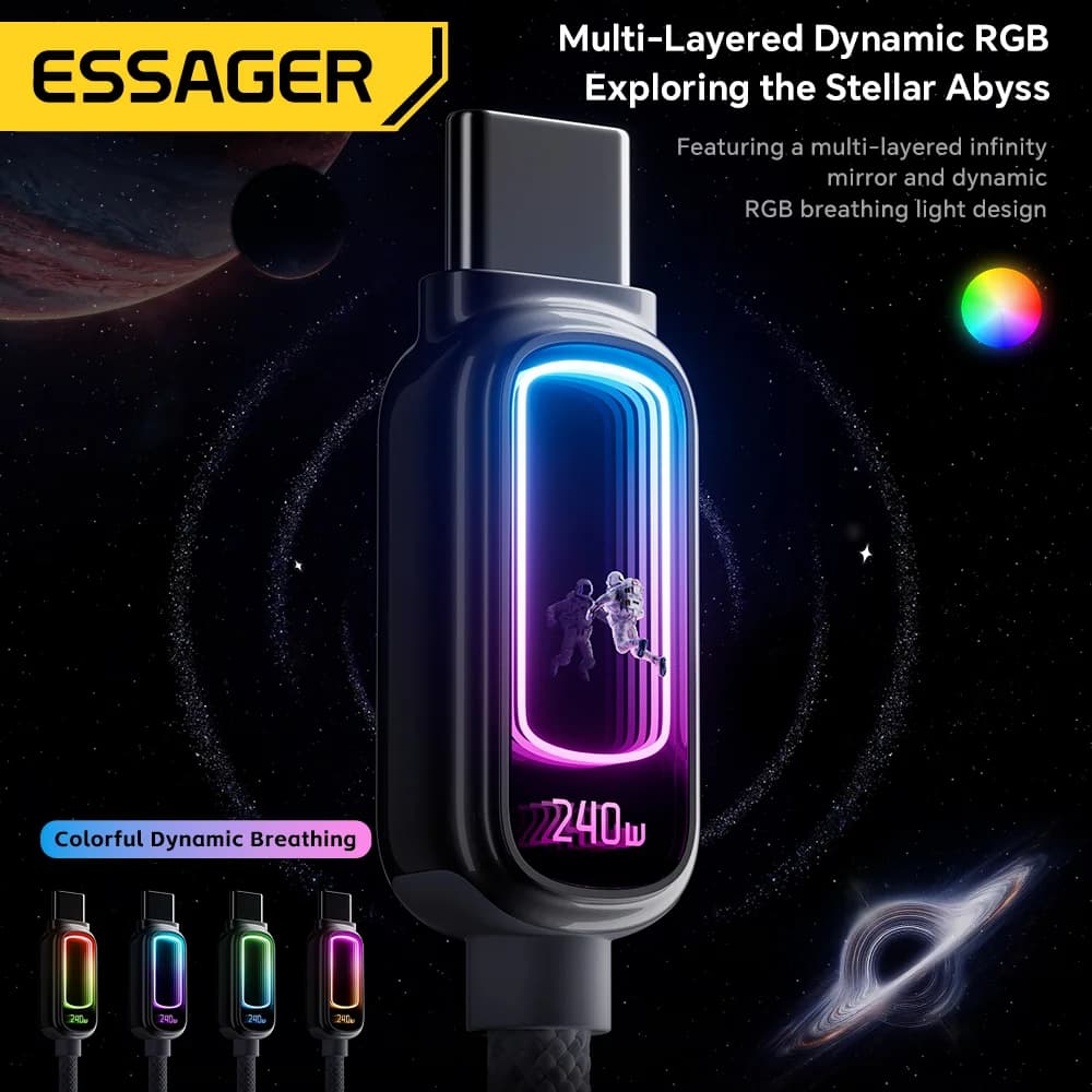 Cablu PD 3.1 E-Marker USB-C la USB-C 240W