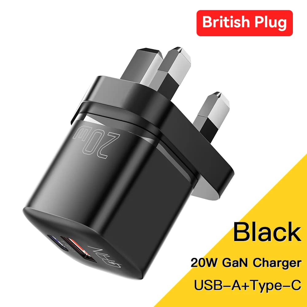 Încărcător Rapid GaN USB-C PD 20W