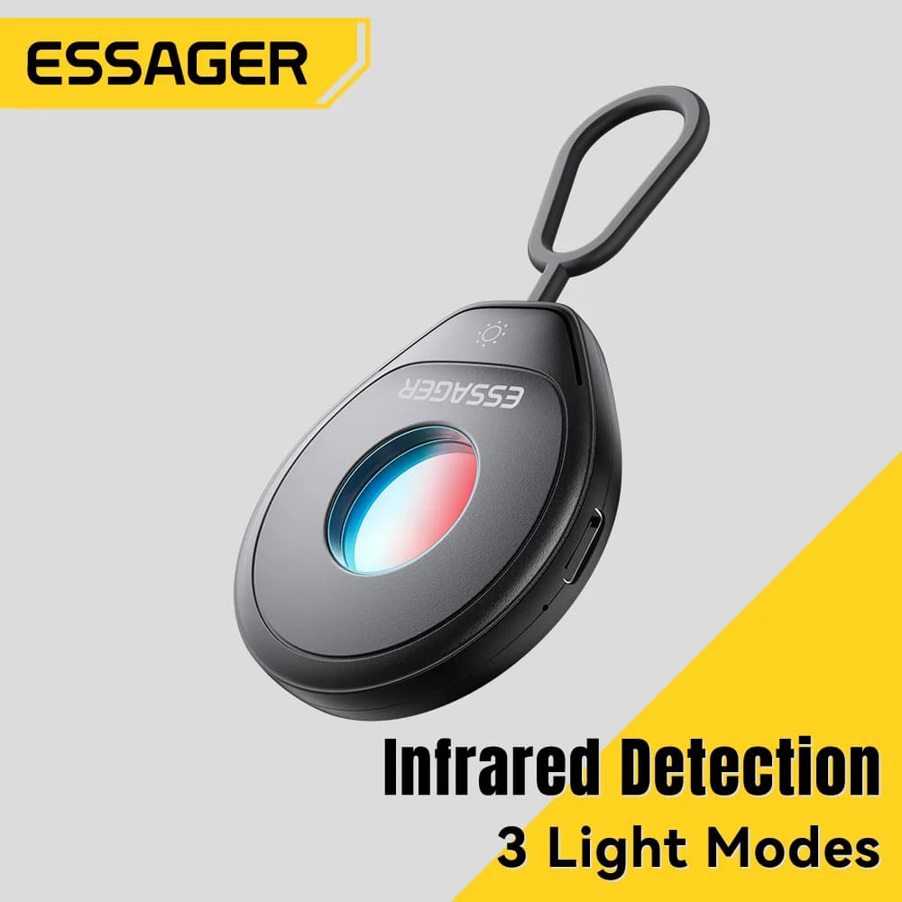Detector Portabil Mini Cameră Ascunsă cu Localizator Lentilă Infraroșie