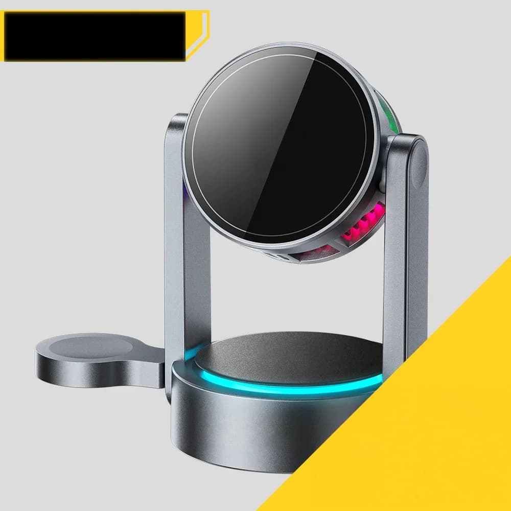 Stand de încărcare wireless magnetică 3-în-1, Qi2.2, 25W
