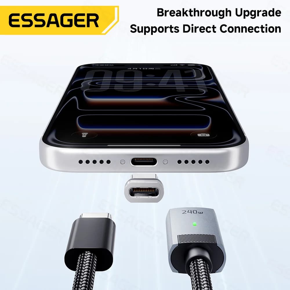Cablu de încărcare magnetic USB-C to USB-C 240W
