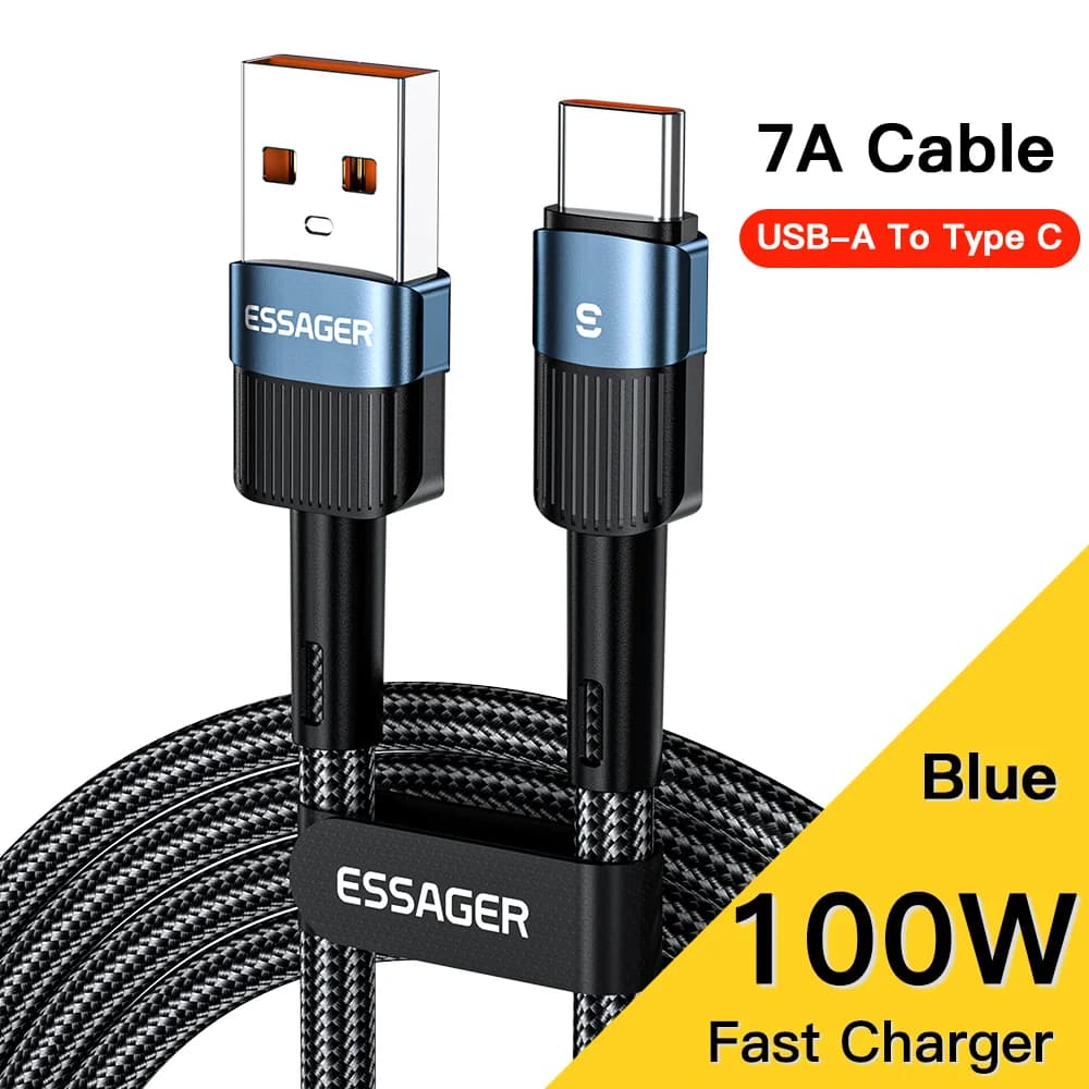 Cablu de date și încărcare rapidă USB-C, 7A, 66W