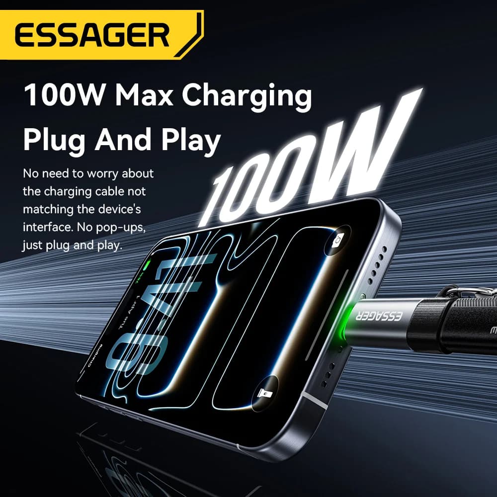Adaptor USB-C OTG Smart Power-Off 100W