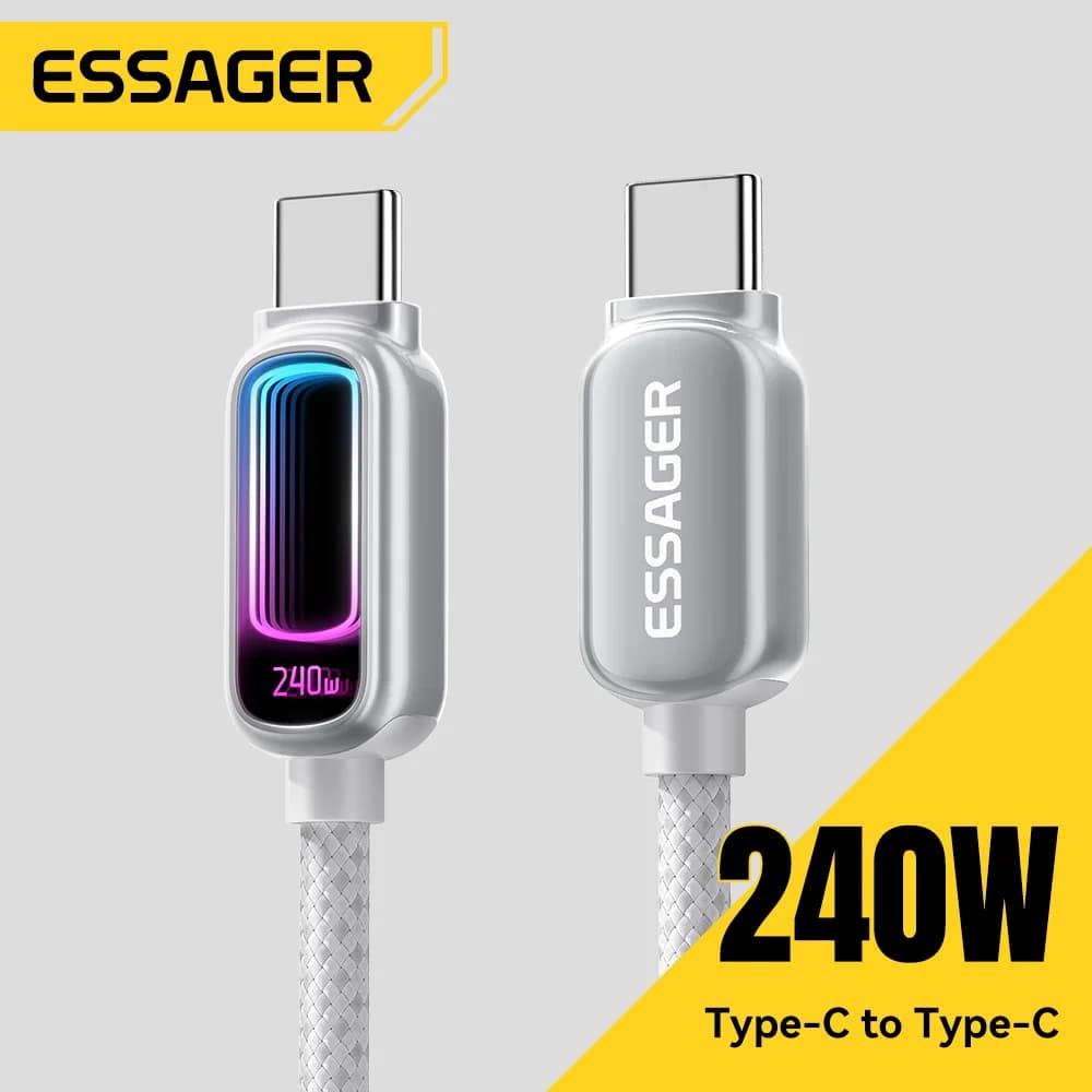 Cablu USB-C la USB-C de 240W cu suport PD 3.1 de 100W