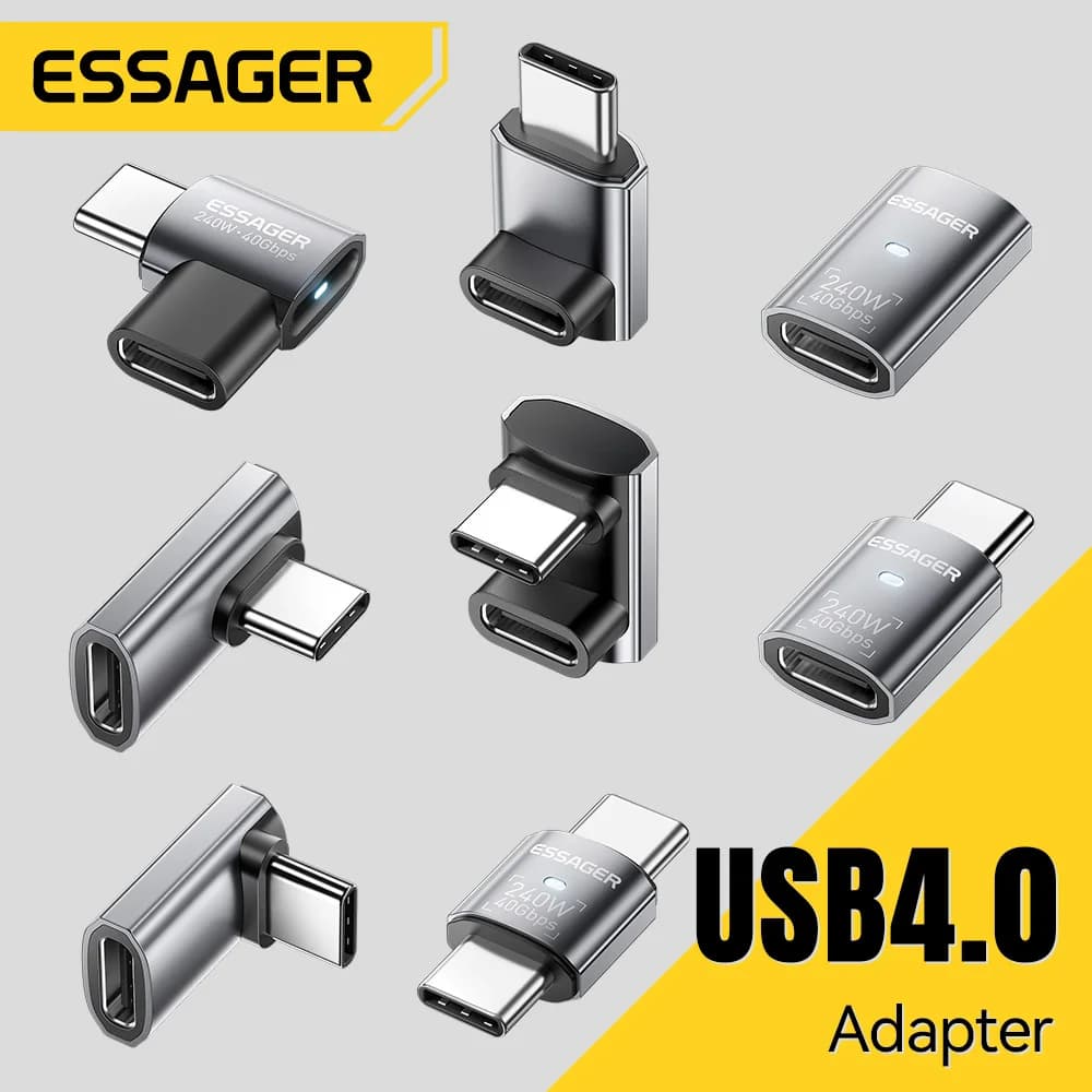 Adaptor date OTG USB4.0 240W, 90 grade, 8K