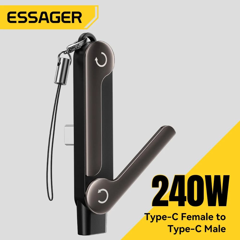 Adaptor USB-C OTG 240W cu suport