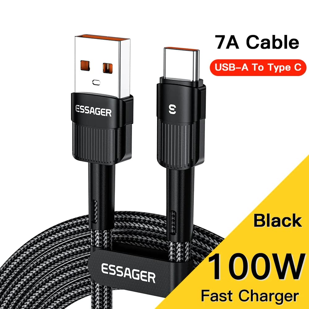 Cablu de date și încărcare rapidă USB-C, 7A, 66W