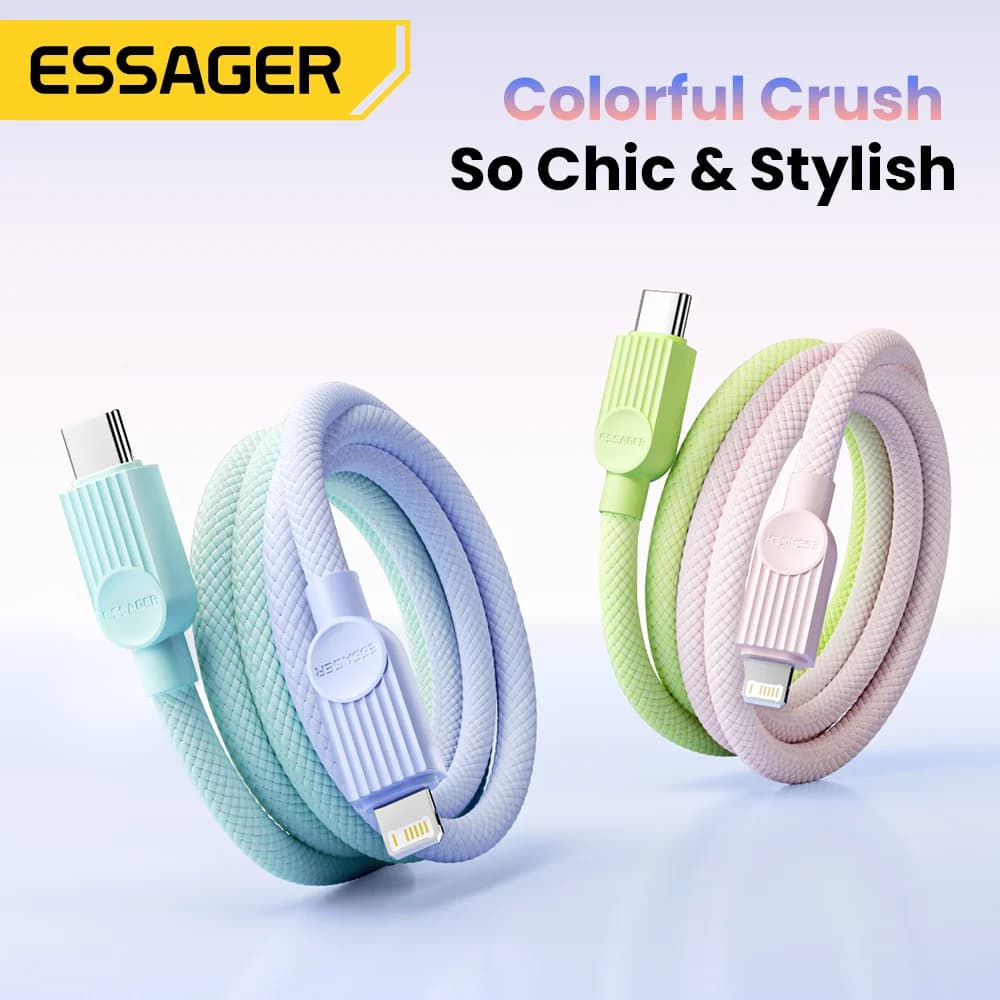 Cablu colorat USB-C la Lightning, 29W PD
