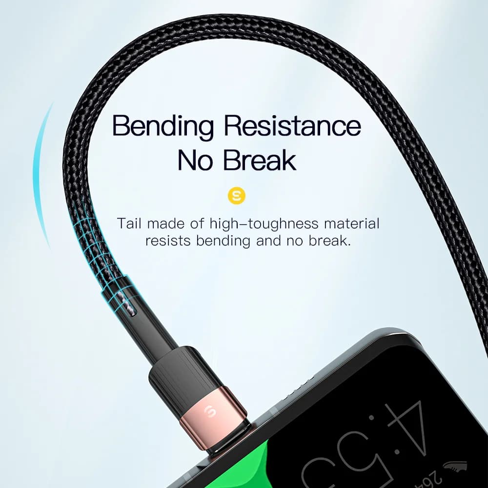 Cablu de încărcare rapidă USB-C 100W, 7A