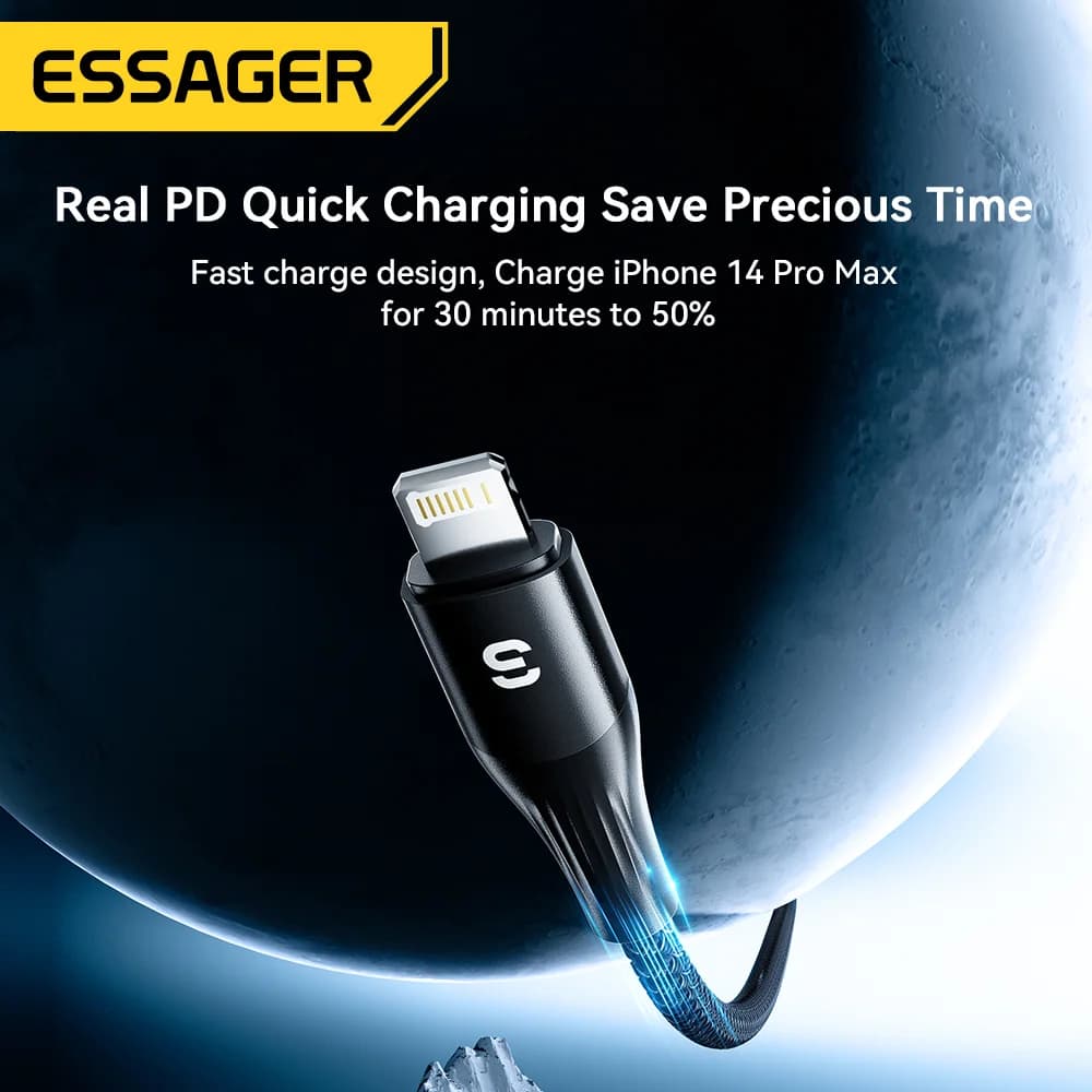 Cablu de încărcare rapidă PD USB-C la Lightning