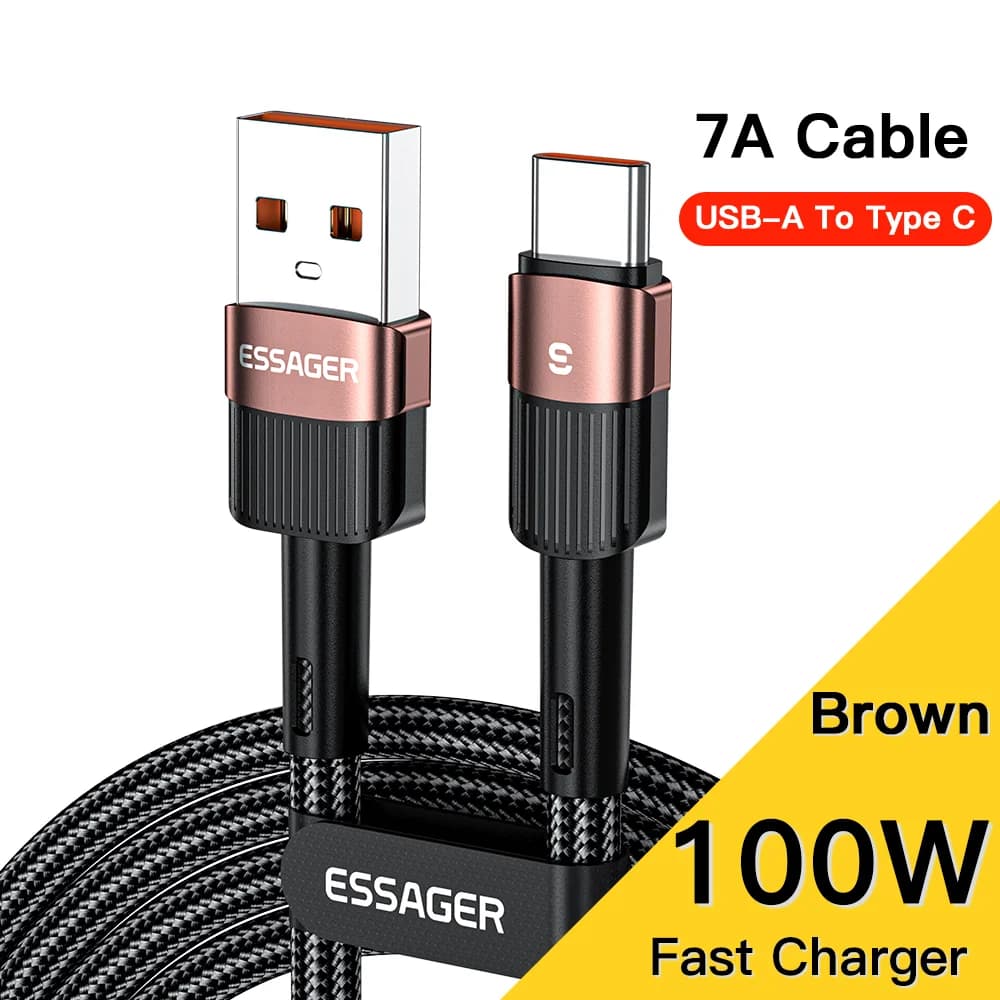 Cablu de date și încărcare rapidă USB-C, 7A, 66W